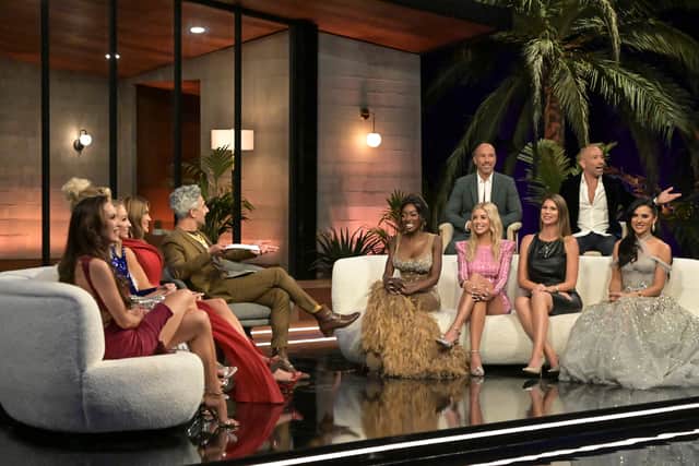 Selling Sunset season five cast attend reunion special at Raleigh Studios Hollywood