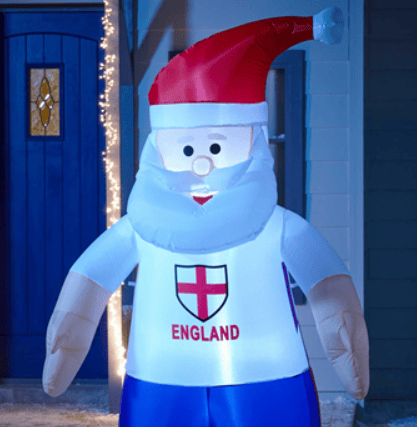 Is Santa an England fan? You can decide