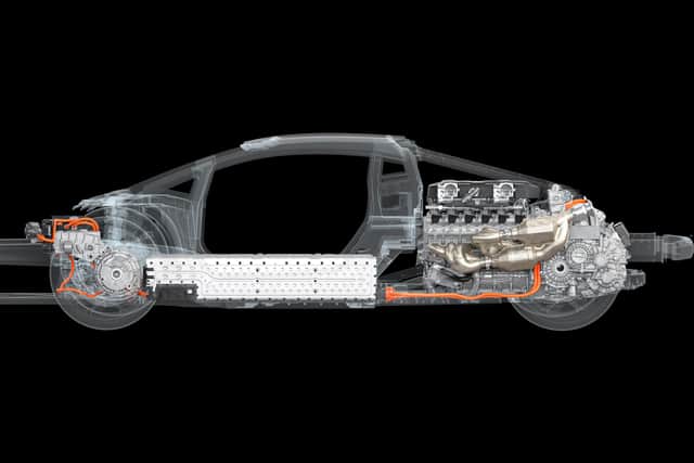 The Lamborghini LB744 is the brand’s first PHEV (Photo: Lamborghini)