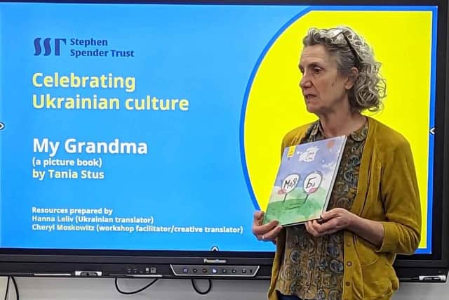 Part of the workshop for Ukranian Culture Day