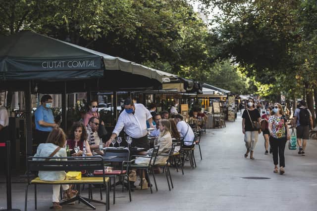Spanish public places, such as pubs, restaurants and bars, will be forced to follow new air conditioning rules. (Credit: Getty Images)