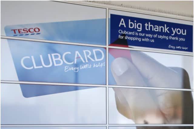 A man shops at a Tesco supermarket in Sunbury, west of London on April 22, 2015. Britain's biggest retailer, supermarket group Tesco, announced Wednesday that it had plunged massively into the red last year as it took a hit on the value of its property. AFP PHOTO / ADRIAN DENNIS (Photo credit should read ADRIAN DENNIS/AFP via Getty Images)
