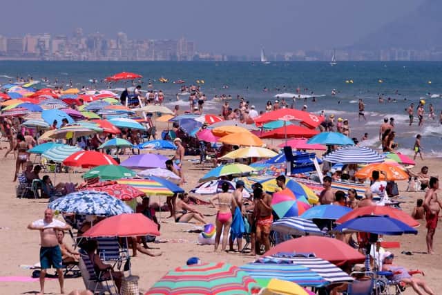 UK travellers will soon need to apply to travel to the EU and pay a £6 fee (Photo by JOSE JORDAN/AFP via Getty Images)