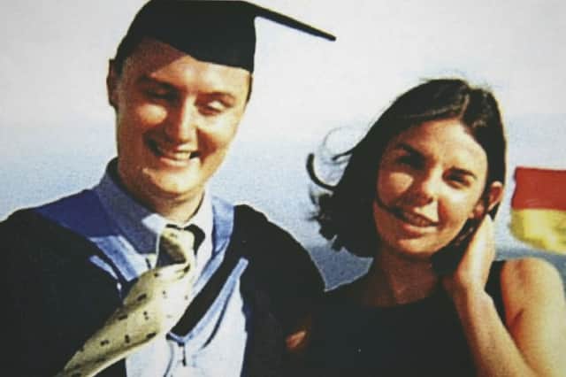 Peter Falconio and his girlfriend Joanne Lees (Photo by Handout/Getty Images)
