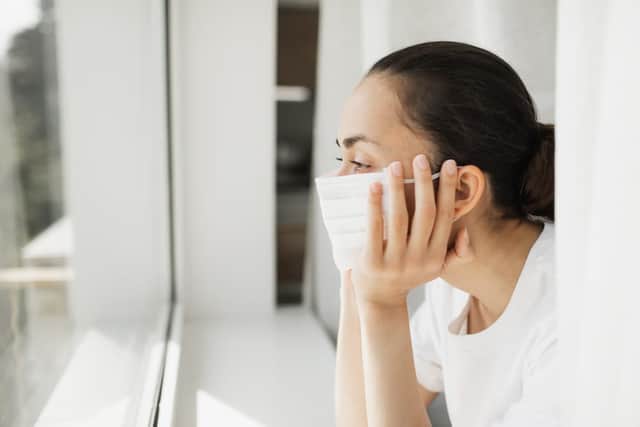 Covid cases in England are continuing to rise, with the number of exposure alerts sent to users of the NHS Covid-19 app increasing by more than 60 per cent according to the latest contact tracing figures (Photo: Shutterstock)