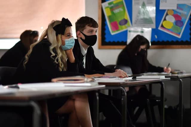 Students will no longer have to self isolate if someone from their bubble tests positive for the virus (Photo: Anthony Devlin/Getty Images)
