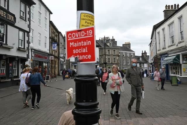 Lockdown easing was delayed in England by two weeks. (Photo by OLI SCARFF/AFP via Getty Images)