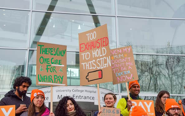 Junior doctors to walk out in June (Photo by Vuk Valcic/SOPA Images/LightRocket via Getty Images)