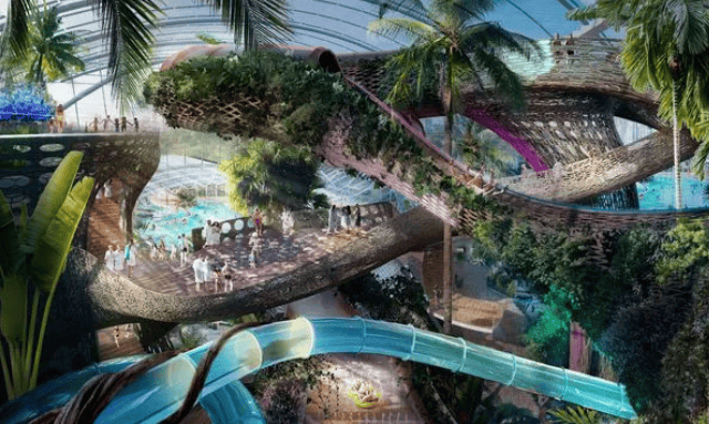 CGI image of Therme