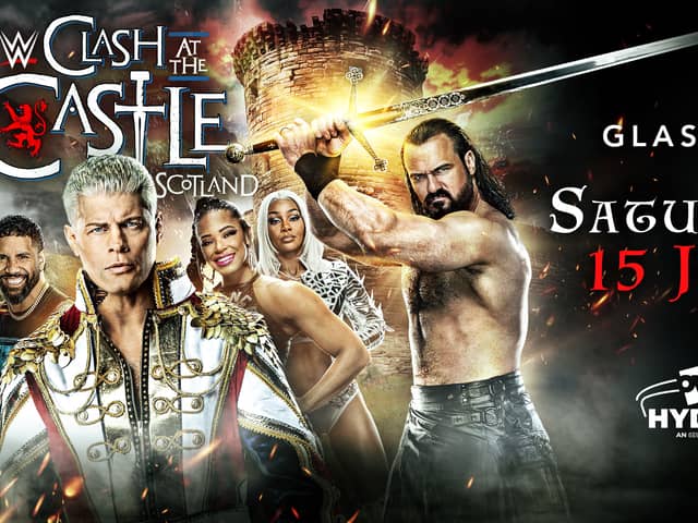 The WWE has announced that they will hold their first PLE in Scotland with this year's "Clash at the Castle" event (Credit: WWE/TKO)