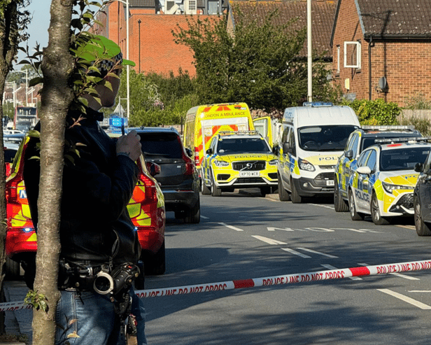 A 36-year-old man wielding a sword was arrested after an attack on members of the public and two police officers in Hainault. (Credit: Peter Kingdom/PA Wire)