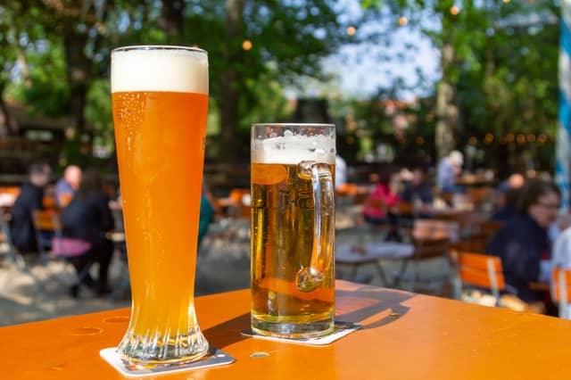 The UK is home to many beautiful beer gardens, with amazing views and exciting menus. (Photo credit: Katja - stock.adobe.com)