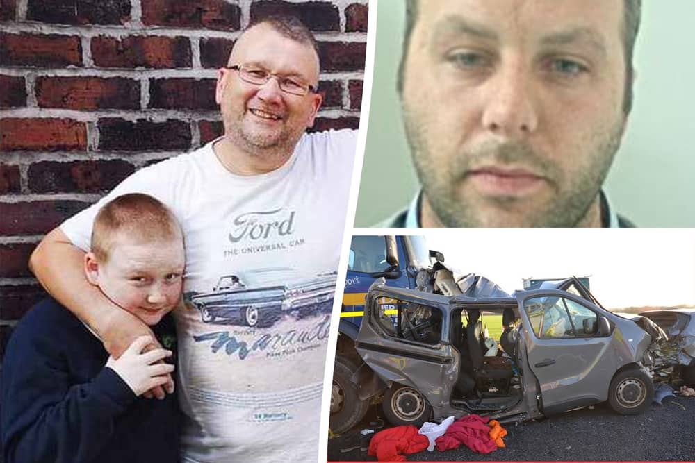 Joe Cairns, 14, was killed when HGV driver James Majury, from Chorley, ploughed into a school minibus on the M58