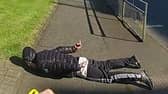 Nial McPartland who breached his restraining order on the day he was released from prison is arrested.