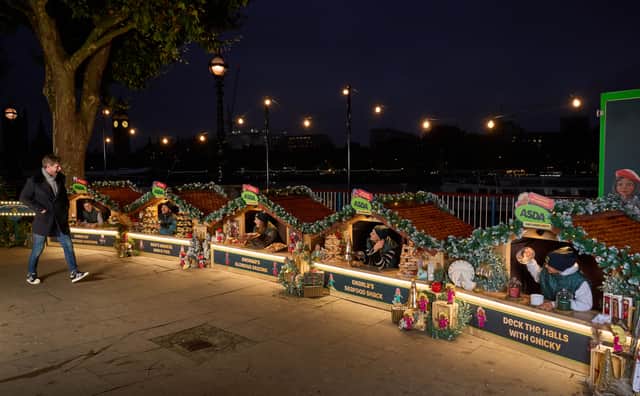 The market featured five mini market stalls