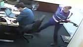 Headteacher Anthony Felton attacks his colleague with a wrench.