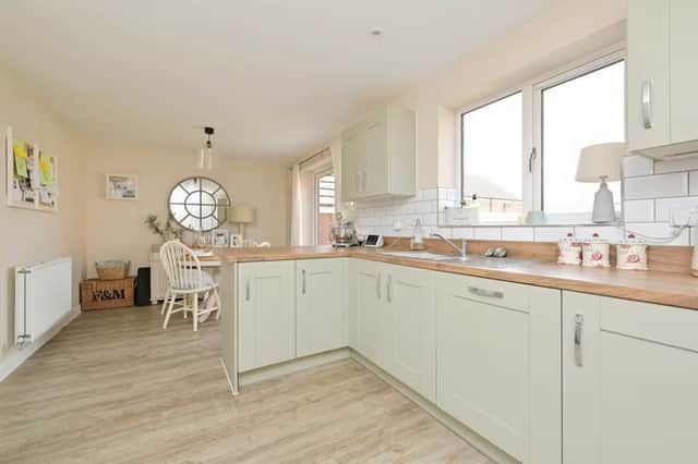 Four-bedroom Corby family home for £350,000 with landscaped garden and open-plan kitchen