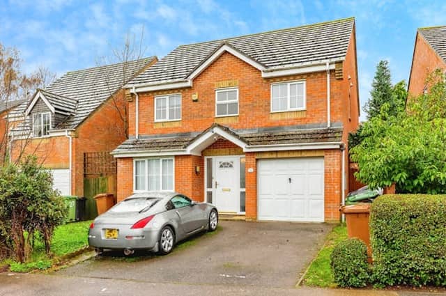 The house has four bedrooms and two reception rooms