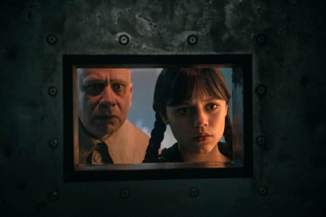 Wednesday season two starring Fred Armisen and Jenna Ortega