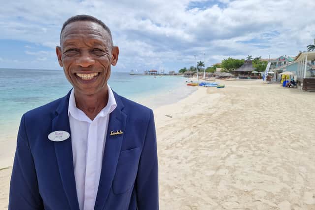 Dalton is super proud that Sandals was started by a Jamaican and wants the whole island to share that pride