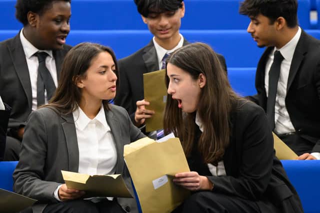 Students will be flocking to their school or college in their thousands today, to get their results