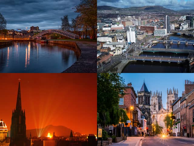 The UK's biggest towns and cities have been ranked according to safety