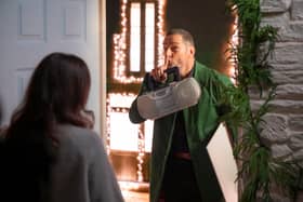 The maître d'hôtel has recreated scenes from the three films Brits voted as the nation’s favourite festive rom-coms – Love Actually, The Holiday, and Bridget Jones’s Diary.