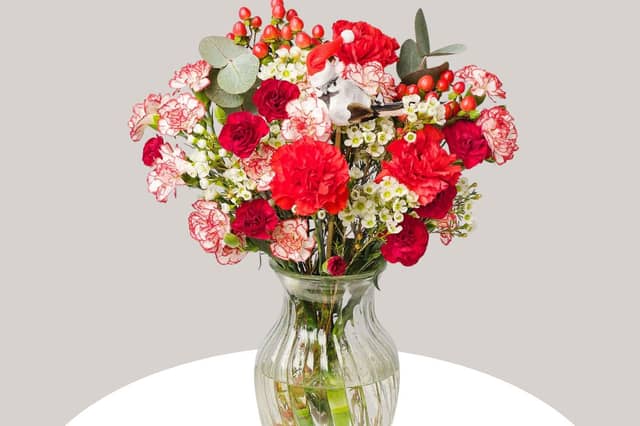 Bunches flower bouquets are a simple way to share Christmas joy this season