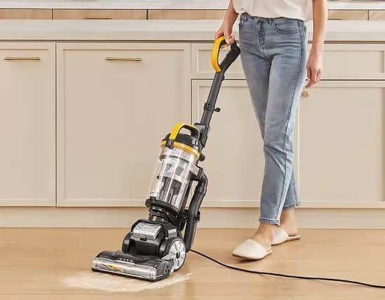 The dual cyclone system increases suction power