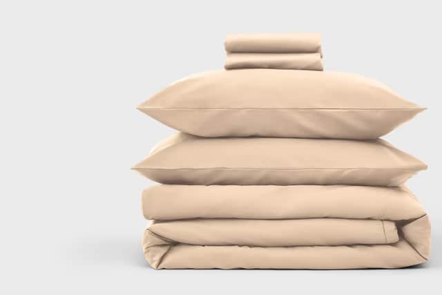 Simba’s Egyptian cotton bedding offers a smooth, cool feel with a classic hotel-style finish