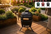 The 13-inch Kamado barbecue can grill, smoke and bake at temperatures between 110C and 370C