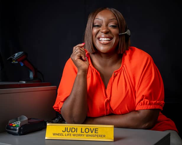 Halfords recruited Judi Love as their Wheel Life Worry Whisperer to keep Brits safe on the roads