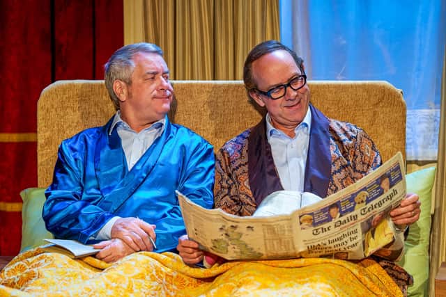 Ian Ashpitel and Jonty Stephens in Eric and Ern. Photo by Paul Coltas
