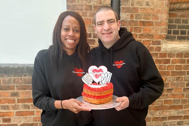 Charity co-founders, Lorraine and Lee Lewis.