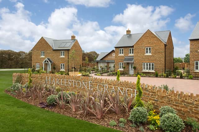 BN - A typical street scene at Harlestone Grange