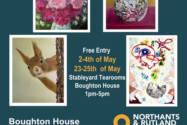 Poster for 'The Fab Five' Artists at Boughton House