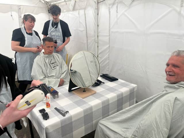 Tresham College Students Give Back with Free Haircuts for Those in Need