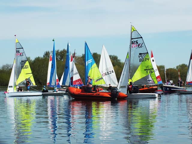 Young sailors from 10 to 18 years old met at the NYS regatta at Middle Nene SC in Thrapston.