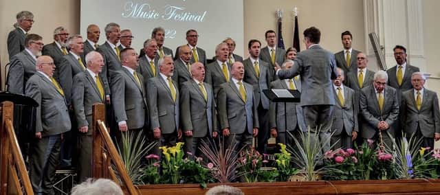 The Choir in full voice