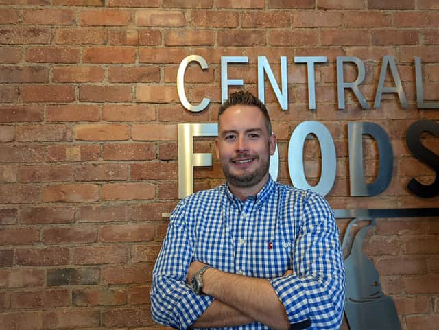 Oli Sampson, Managing Director of Central Foods, celebrates 1 year in post as the company turns 30