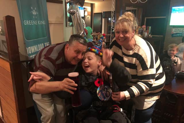 18th birthday celebrations, weeks before his sudden death