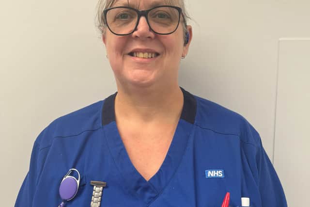 Rachael Day, lead stroke specialist nurse for Northampton General Hospital, who took the critical call.