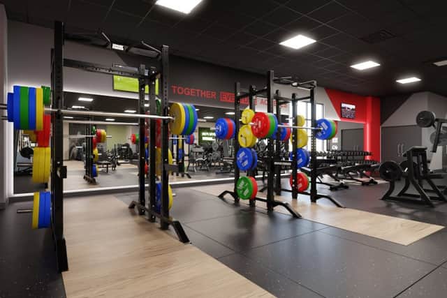 The gym is being extended at Danes Camp Leisure Centre