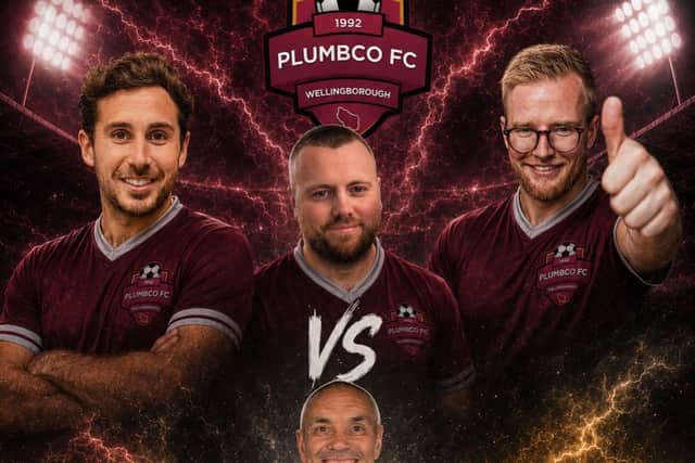 Plumbco Staff Football Poster