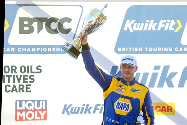 Ash Sutton fought hard for second place and another podium in Race 3