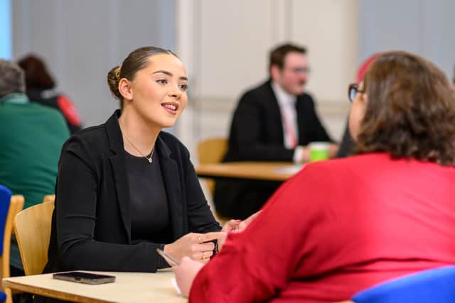 Newcastle United Foundation host Mock Interview session at Howdon Community Hub, Newcastle upon Tyne, to help young people prepare for real life job interviews.