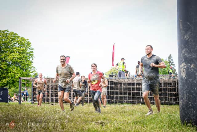 Horiba UK team crossing the line at Spring Wolf