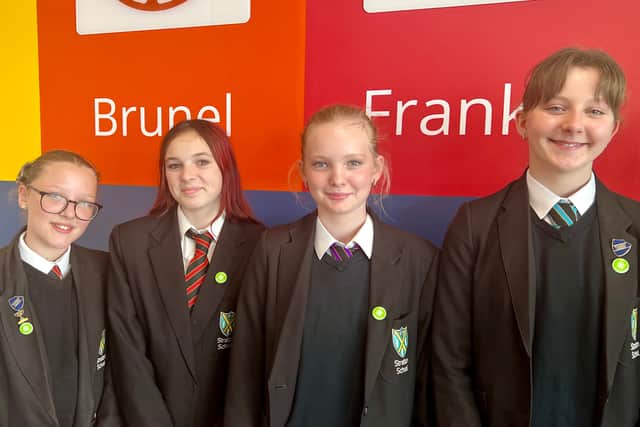Students from Stratton School, part of Meridian Trust.
