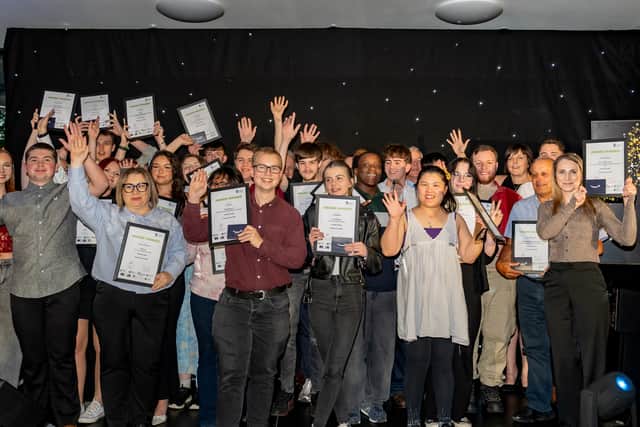 Award winners at The Bedford College Group Northamptonshire Student Awards 2026. 

Photo credit: Michael Thorn Photography
