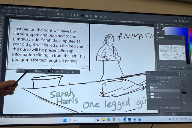 An example of the students' Game Art work.
